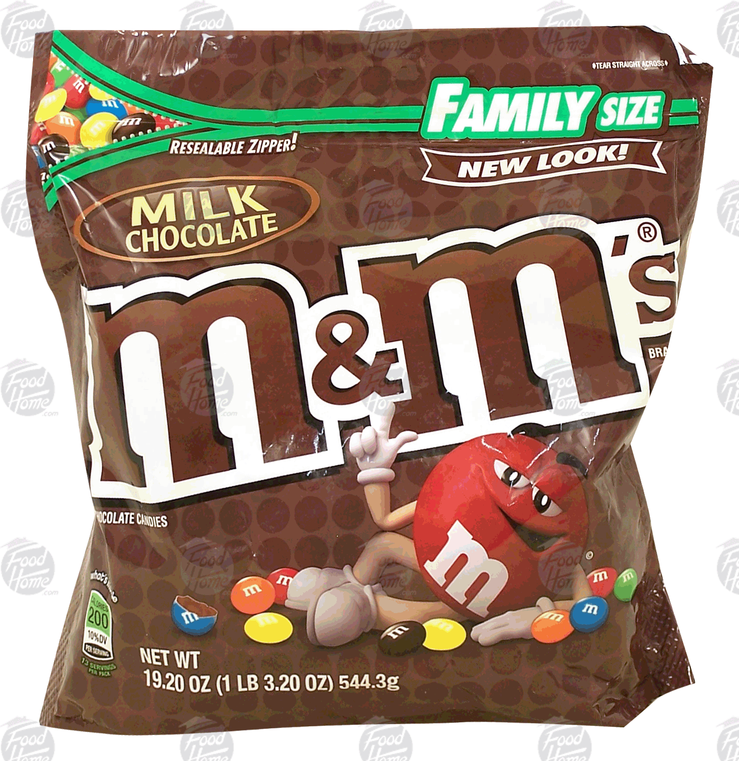 M&M's(r) Family Size milk chocolate chocolate candies Full-Size Picture